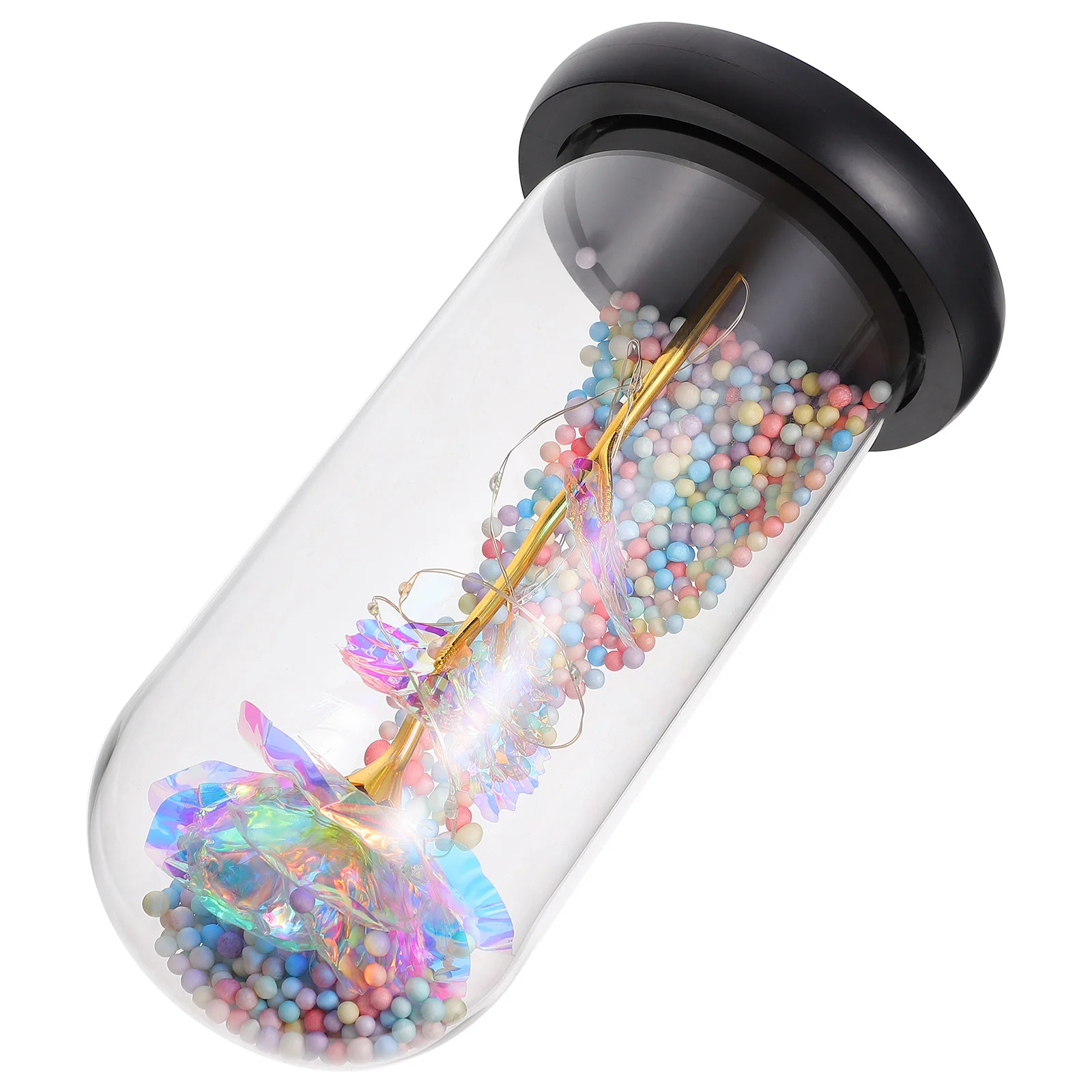 Golden Foil Rose Night Light with Glass Dome LED Decorative Lamp for Valentine's Day Romantic Gift Preserved Flower Home Office
Golden Foil Rose Night Light with Glass Dome LED Decorative Lamp for Valentine's Day Romantic Gift Preserved Flower Home Office