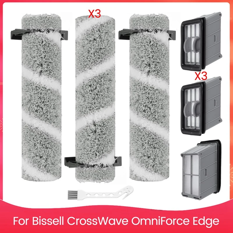 3930F Brush And Filter Replacement For Bissell Crosswave Omniforce Edge Cordless Multi-Surface Hard Floor Cleaner
3930F Brush And Filter Replacement For Bissell Crosswave Omniforce Edge Cordless Multi-Surface Hard Floor Cleaner