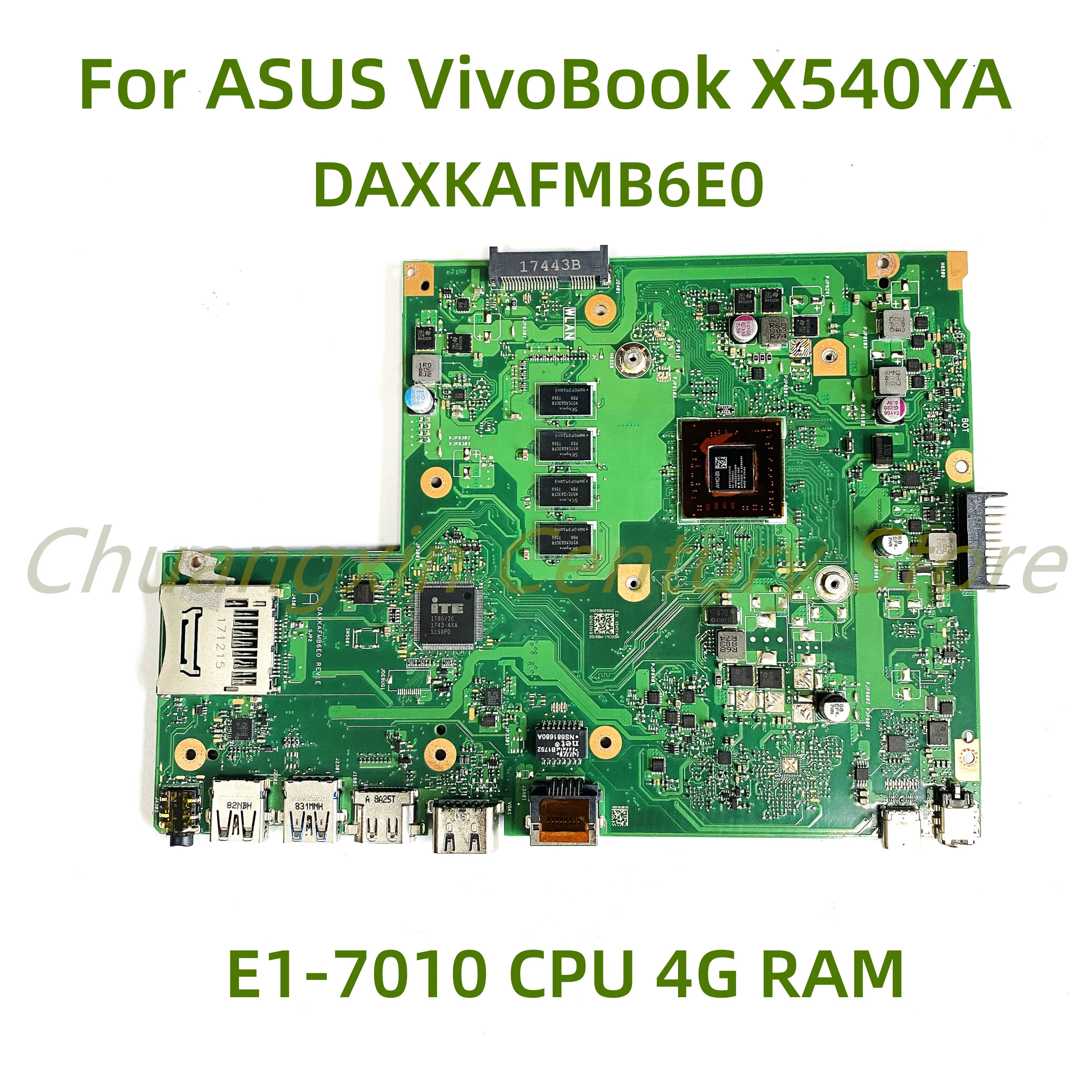 Подходит для ноутбука ASUS VivoBook X540YA, материнская плата DAXKAFMB6E0 с процессором E1-7010, 4 Гб ОЗУ, 100% Протестировано, полностью работает
Подходит для ноутбука ASUS VivoBook X540YA, материнская плата DAXKAFMB6E0 с процессором E1-7010, 4 Гб ОЗУ, 100% Протестировано, полностью работает