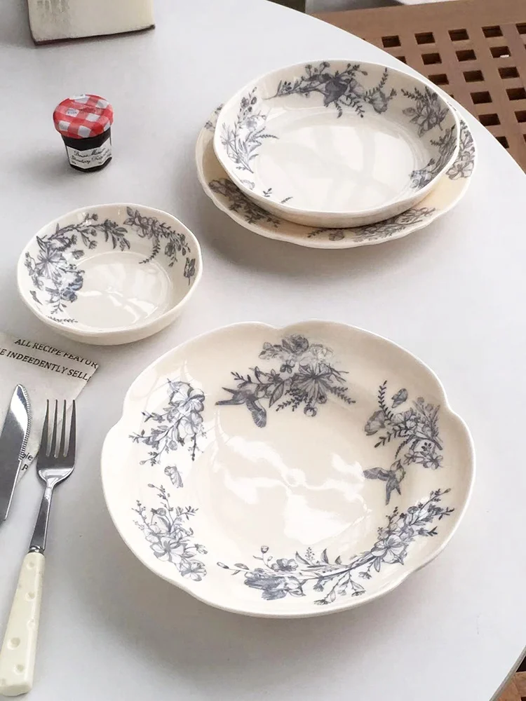 Annie Garden Cerc Dining Set Cry Vintage Flird Design Multifunctional Plate round ape Deep 3cm from Mainland China
Annie Garden Cerc Dining Set Cry Vintage Flird Design Multifunctional Plate round ape Deep 3cm from Mainland China