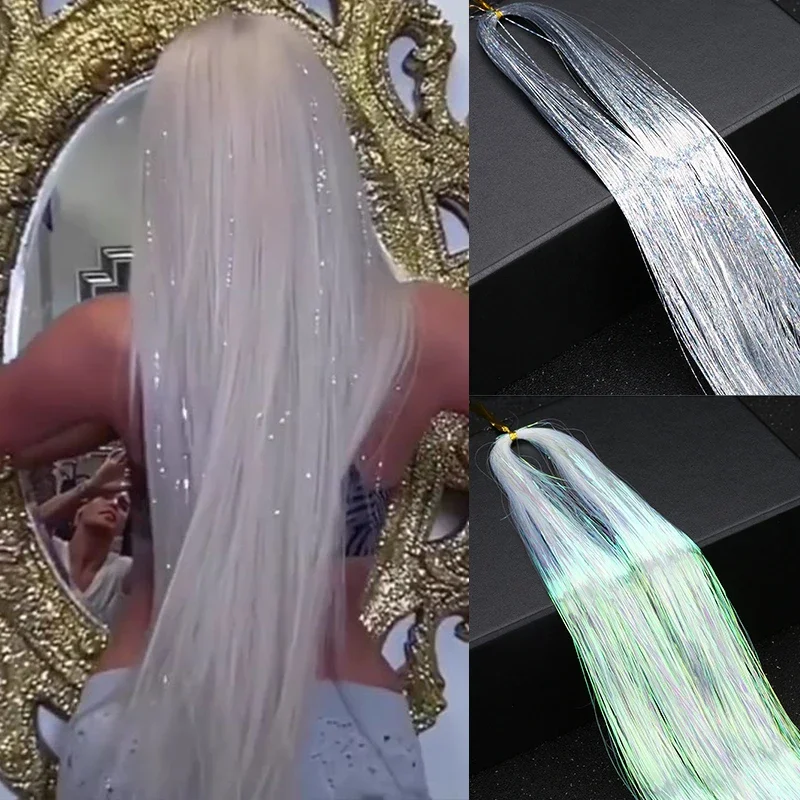 Синтетические блестящие блестящие мишуры для волос, длинные красочные пряди для девочек, накладные волосы в стиле хиппи для женщин, декор, блестящая полоска, косплей
Синтетические блестящие блестящие мишуры для волос, длинные красочные пряди для девочек, накладные волосы в стиле хиппи для женщин, декор, блестящая полоска, косплей