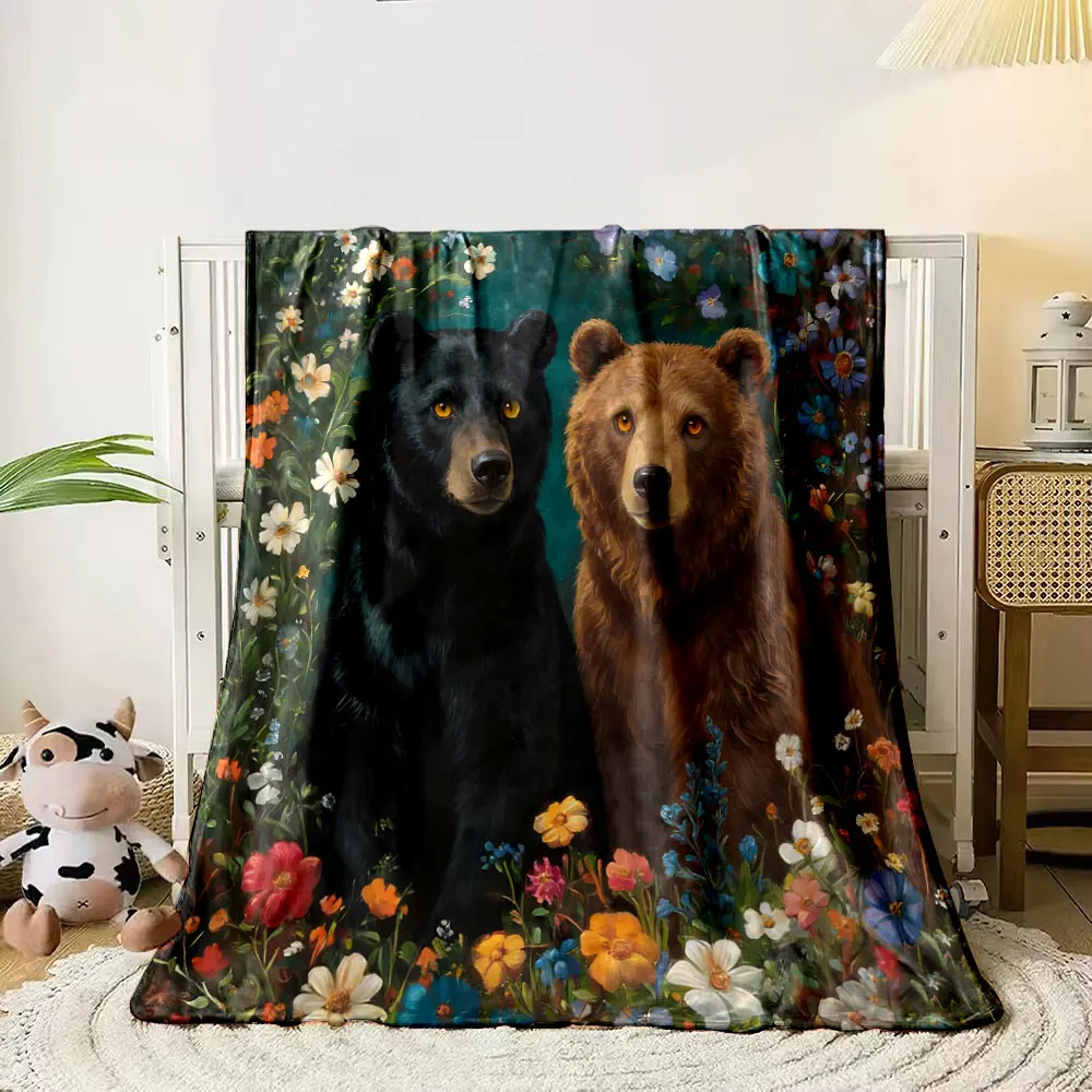 Animals of The Dark Green Forest Printed Blanket Children Adult Soft and Warm Bedding for Sofa Outdoor Travel Cover Blanket
Animals of The Dark Green Forest Printed Blanket Children Adult Soft and Warm Bedding for Sofa Outdoor Travel Cover Blanket