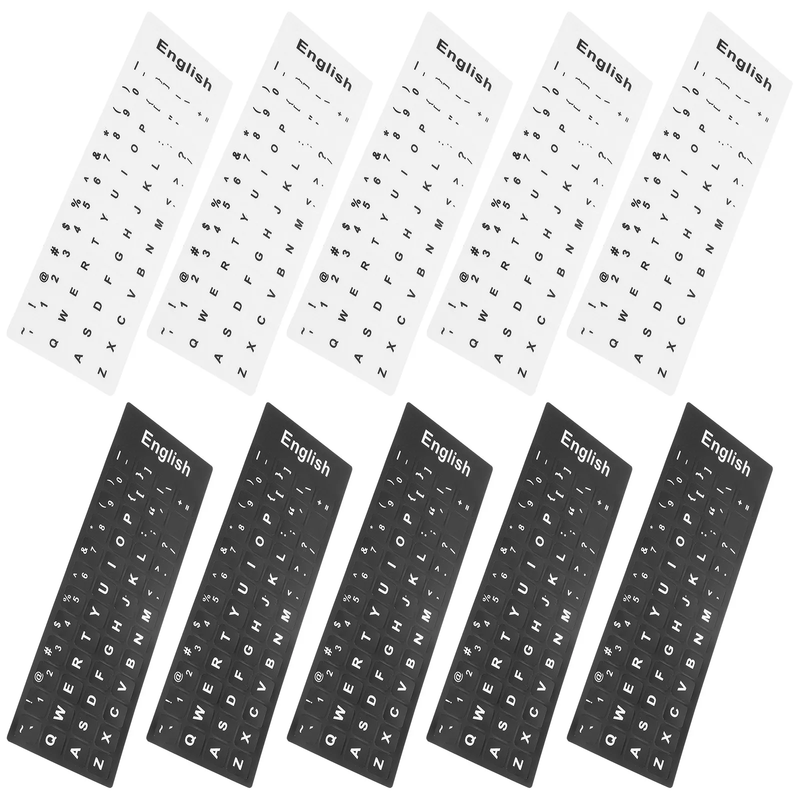 10 Sheets Universal Keyboard Stickers English Letter Decals Clear Readable Comfortable Matte Finish for Laptop Desktop Notebook
10 Sheets Universal Keyboard Stickers English Letter Decals Clear Readable Comfortable Matte Finish for Laptop Desktop Notebook
