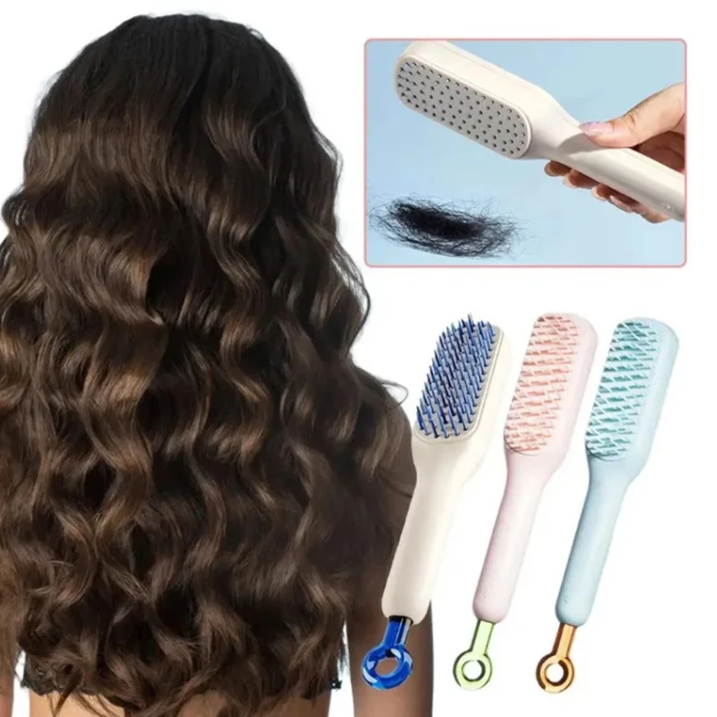Retractable Comb Self Cleaning Hair Brush Massage Anti-static Hair Comb Cleaning Hair Smoothing Brush Beauty Hair
Retractable Comb Self Cleaning Hair Brush Massage Anti-static Hair Comb Cleaning Hair Smoothing Brush Beauty Hair