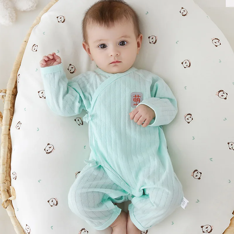 Infant Rompers: Summer Thin-Style Seamless Newborn Clothing, Pure Cotton Long-Sleeve Onesies, Baby Air-Conditioning Suits, Summe
Infant Rompers: Summer Thin-Style Seamless Newborn Clothing, Pure Cotton Long-Sleeve Onesies, Baby Air-Conditioning Suits, Summe