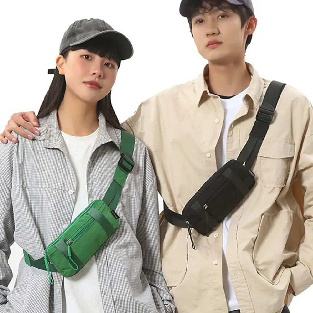 Leisure Nylon Men's Chest Bag Large Capacity Korean Style Sports Fanny Pack Adjustable Shoulder Multifunctional Waist Bag Male
Leisure Nylon Men's Chest Bag Large Capacity Korean Style Sports Fanny Pack Adjustable Shoulder Multifunctional Waist Bag Male