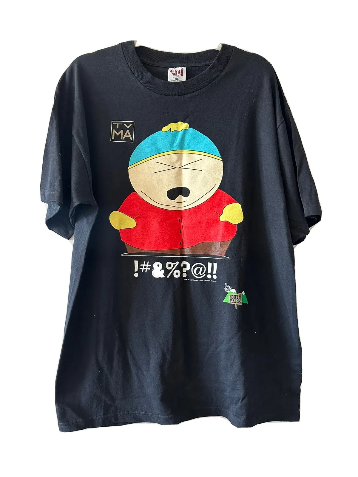 Vintage South Park 1997 Eric Cartman Grunge Tshirt Comedy Central Skater Rave 1990s Skate Tee Streetwear Unisex
Vintage South Park 1997 Eric Cartman Grunge Tshirt Comedy Central Skater Rave 1990s Skate Tee Streetwear Unisex