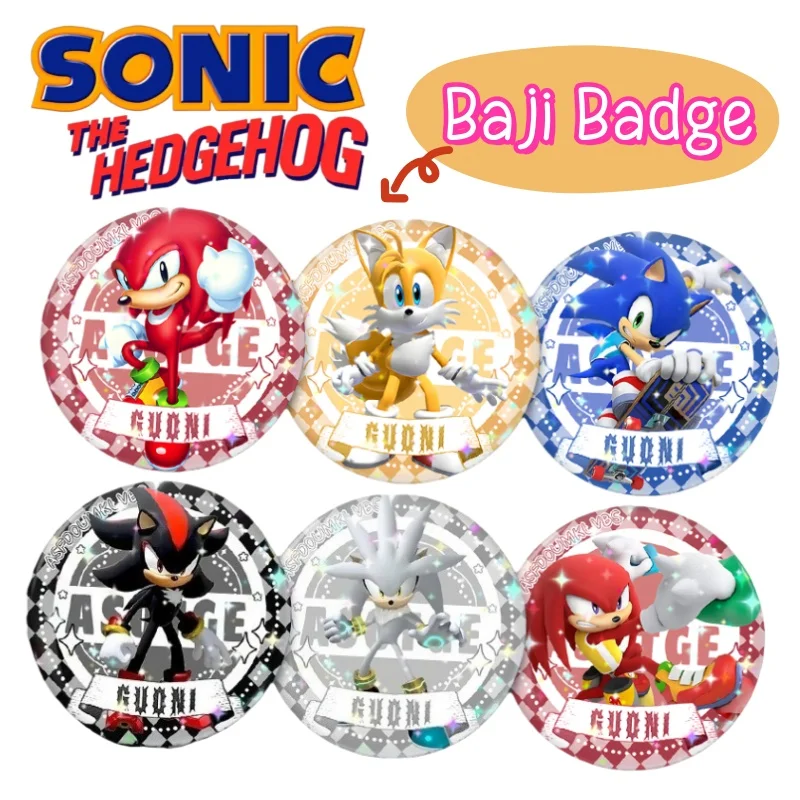 Sonic The Hedgehog Sonic Knuckles the Echidna Creative Personality Badge Student Backpack Decorative Clothes Tinplate Brooch
Sonic The Hedgehog Sonic Knuckles the Echidna Creative Personality Badge Student Backpack Decorative Clothes Tinplate Brooch