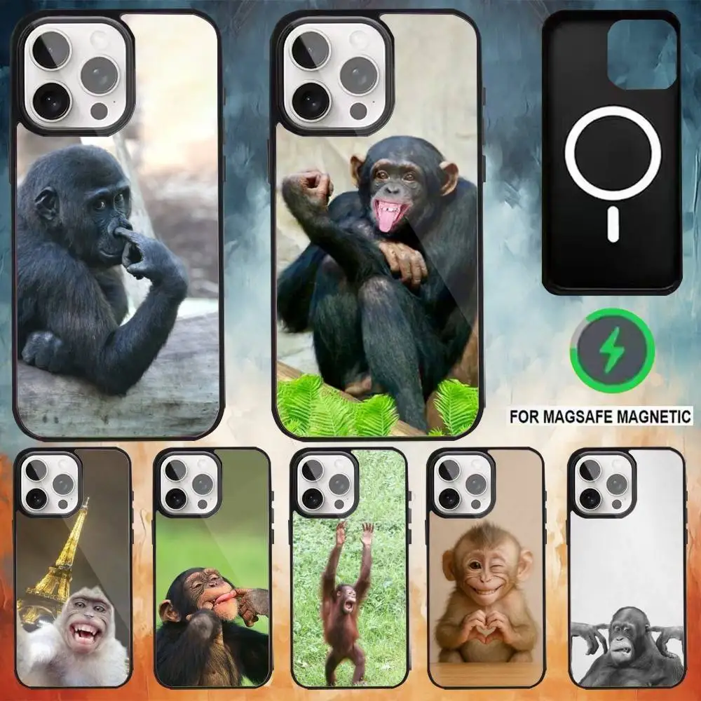 Cute Funny Monkey Phone Case For iPhone 17,16,15,14,13,12,Plus,Pro,Max for Magsafe Magnetic Wireless Charging
Cute Funny Monkey Phone Case For iPhone 17,16,15,14,13,12,Plus,Pro,Max for Magsafe Magnetic Wireless Charging