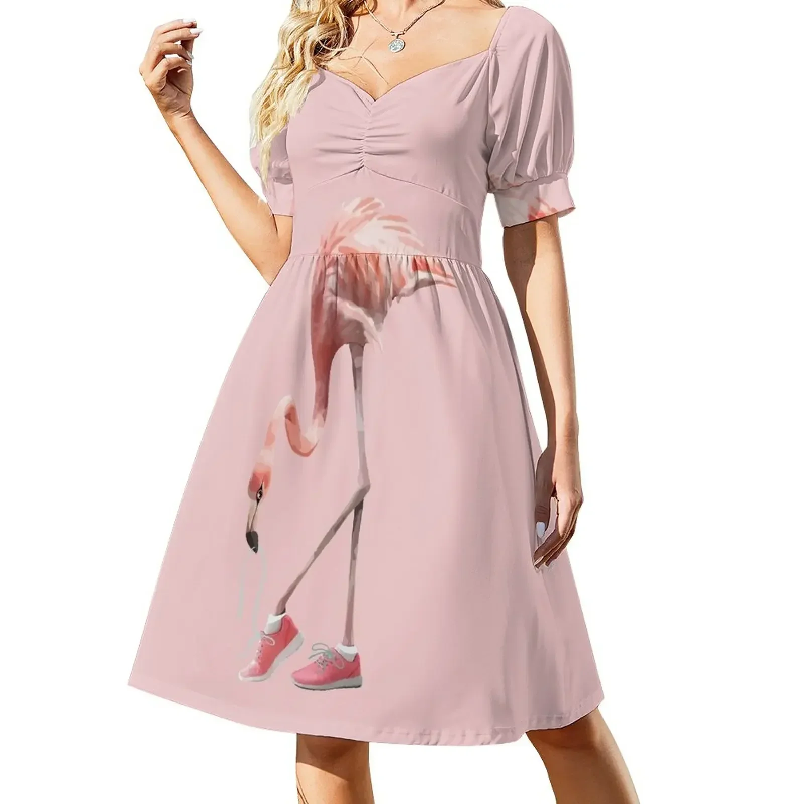 Flamingo and Pink shoes Short-Sleeved Dress prom clothes dresses for womens 2025 women formal occasion dresses Dress
Flamingo and Pink shoes Short-Sleeved Dress prom clothes dresses for womens 2025 women formal occasion dresses Dress