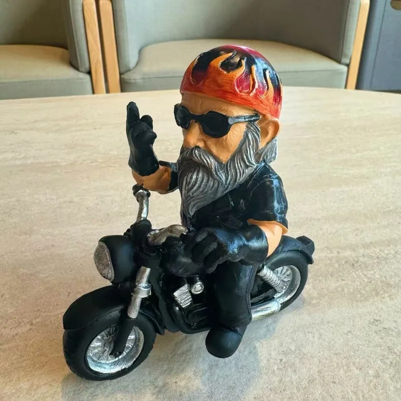 New resin locomotive dwarf statue, motorcycle modeling personalized decoration, ornament punk tide play gift creation
New resin locomotive dwarf statue, motorcycle modeling personalized decoration, ornament punk tide play gift creation