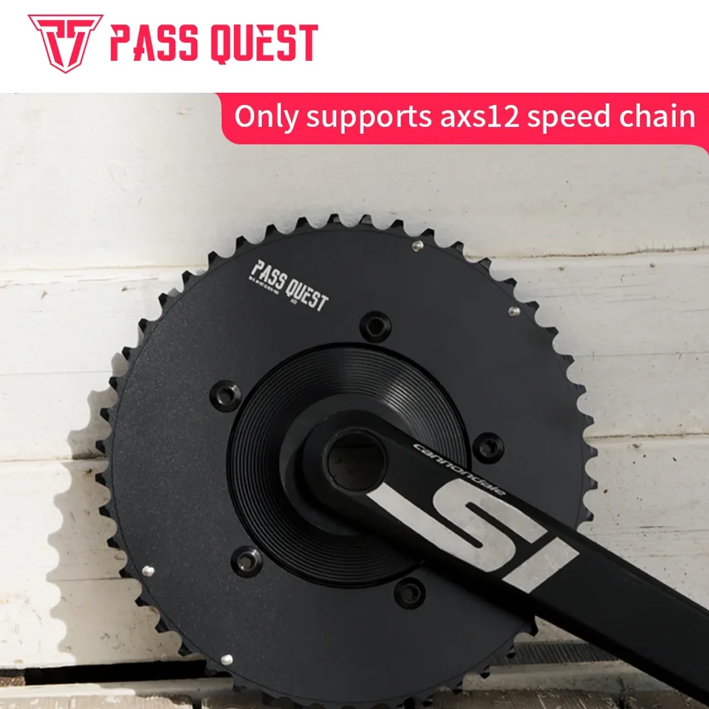 PASS QUEST Road Bike 110BCD Chain Wheel Aluminum 5 Bolt Double Chainring For SRAM AXS 12 Speed
PASS QUEST Road Bike 110BCD Chain Wheel Aluminum 5 Bolt Double Chainring For SRAM AXS 12 Speed