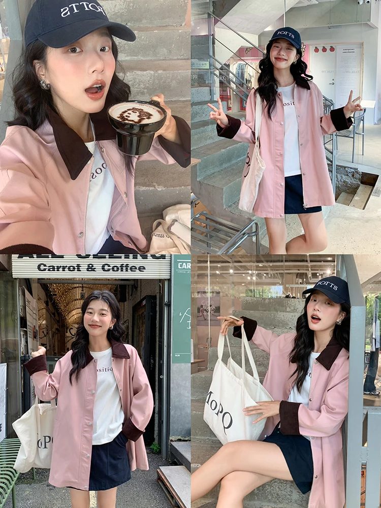 Женское пальто Mixd Collar Color Block Long: Новинка Весны, Свободный крой, Для повседневной носки, На молнии, Повседневная элегантная верхняя одежда
Женское пальто Mixd Collar Color Block Long: Новинка Весны, Свободный крой, Для повседневной носки, На молнии, Повседневная элегантная верхняя одежда