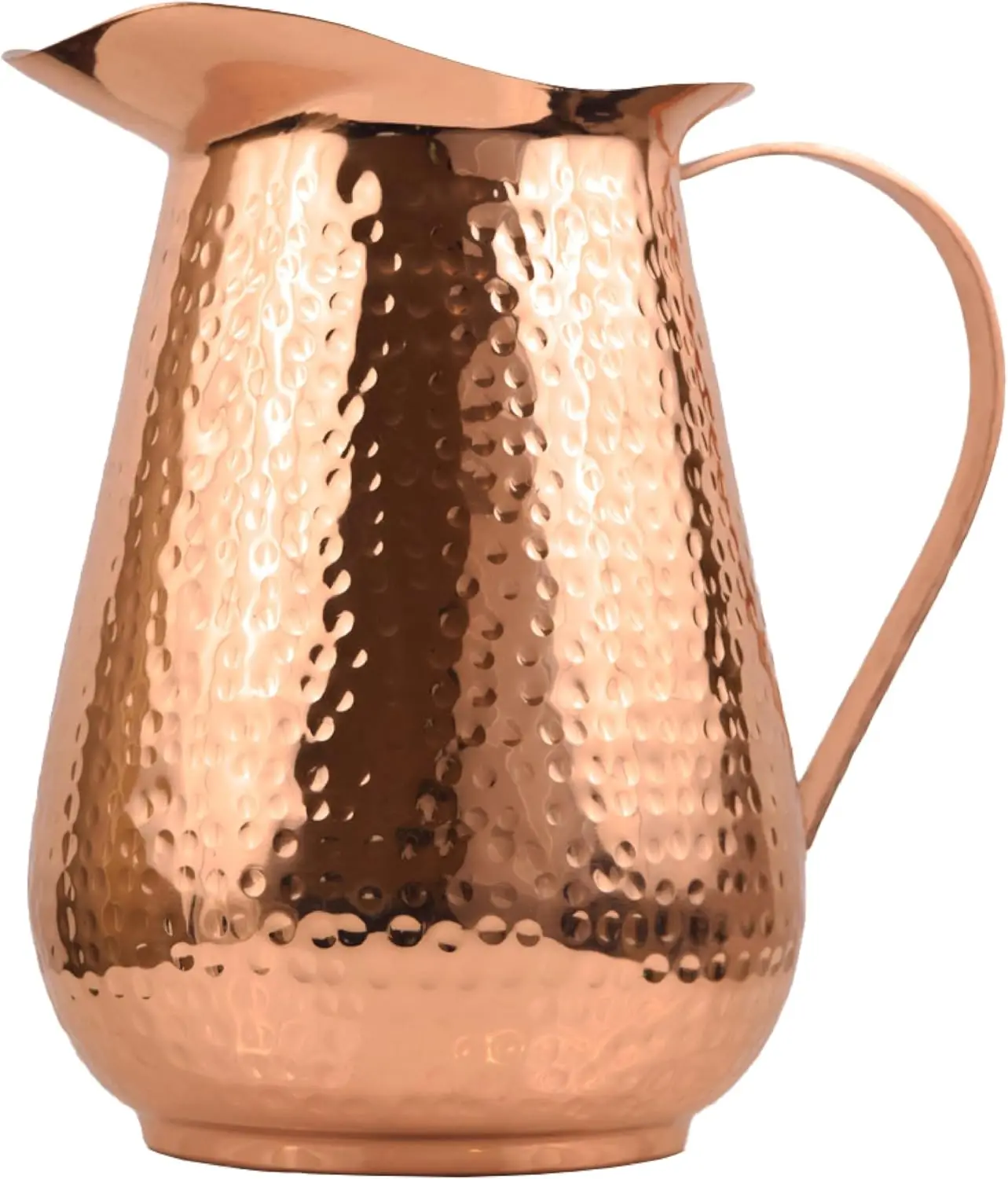 Hand Hammered Pure Copper Pitcher, 70 oz, Heavy Duty, for Water & Cocktails
Hand Hammered Pure Copper Pitcher, 70 oz, Heavy Duty, for Water & Cocktails