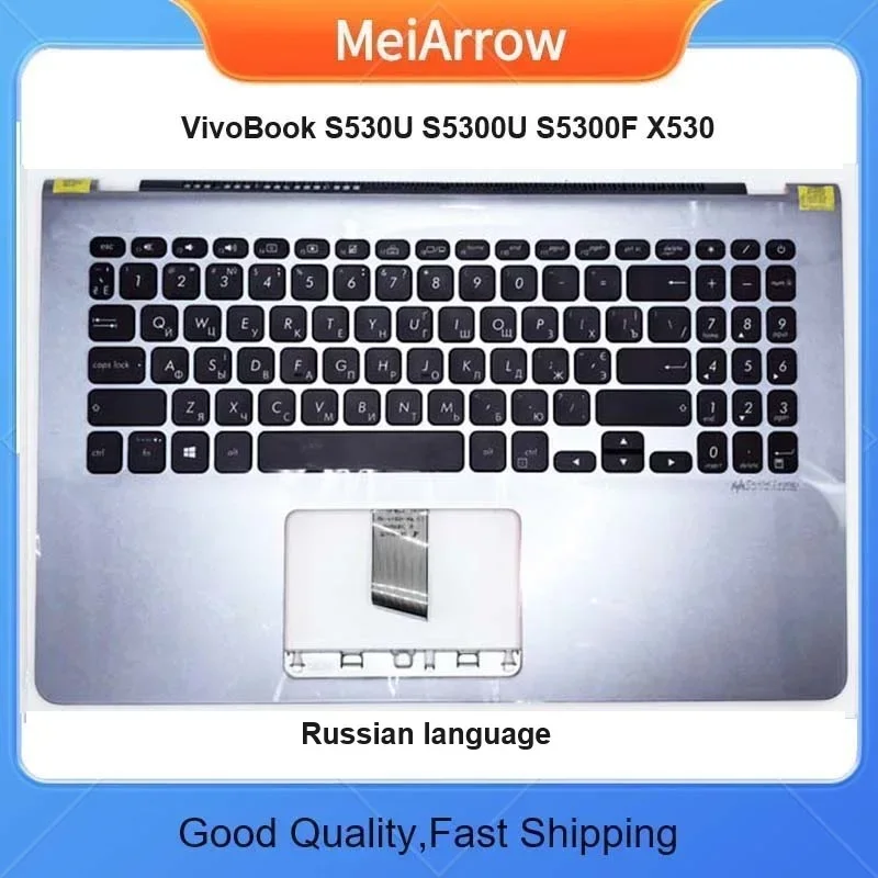 New/org For Asus VivoBook S15-S5300U/F S530 S530U S5300U S5300F Y5100U X530 Palmrest Russian Keyboard upper cover,Golden
New/org For Asus VivoBook S15-S5300U/F S530 S530U S5300U S5300F Y5100U X530 Palmrest Russian Keyboard upper cover,Golden