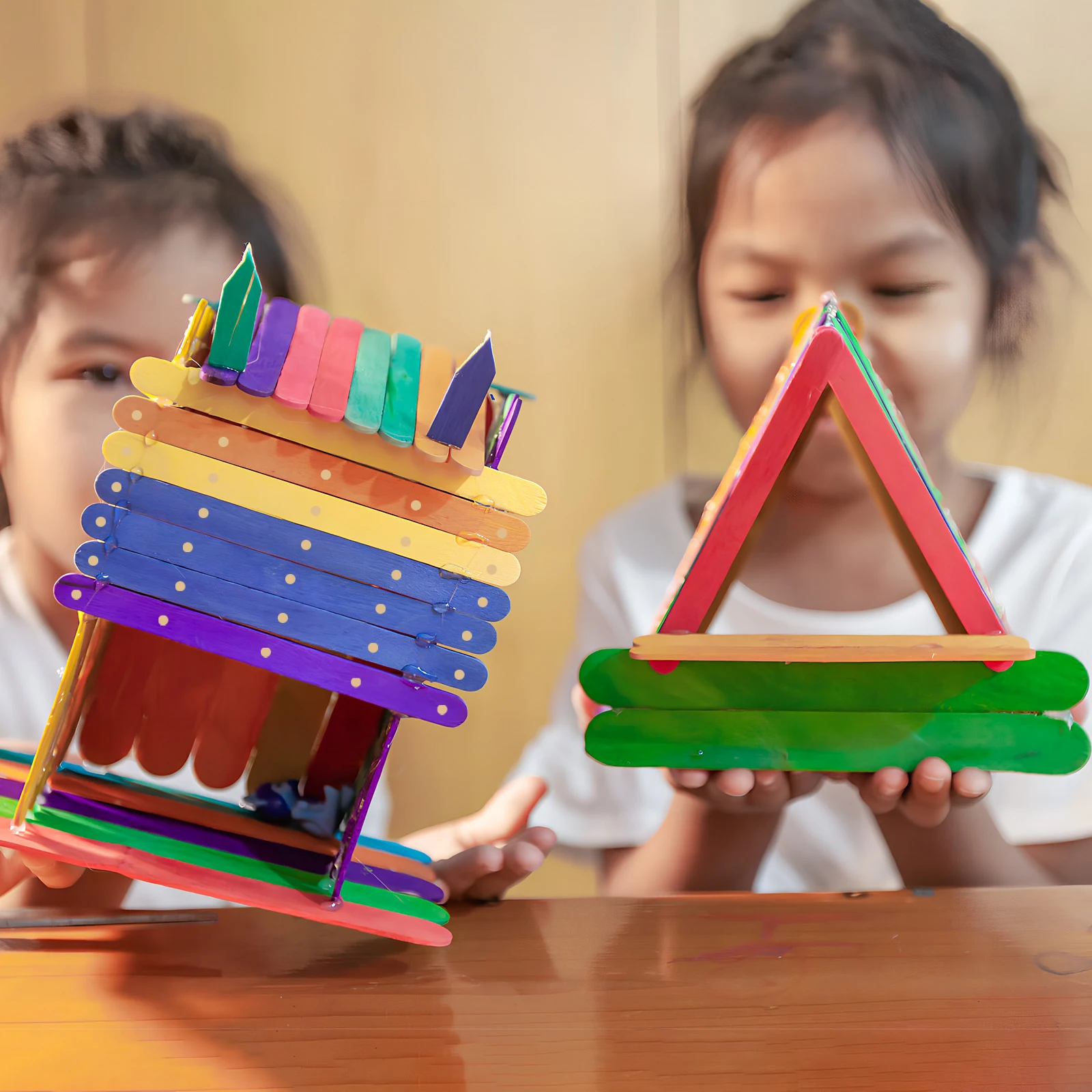 200 Pcs Popsicle Sticks for Crafts Color Ice Cream Classroom Supplies Large Lollipop Food Colored Long
200 Pcs Popsicle Sticks for Crafts Color Ice Cream Classroom Supplies Large Lollipop Food Colored Long