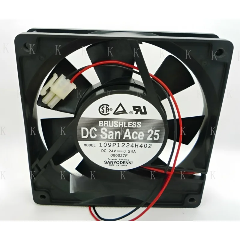 C FOR Sanyo Inverter Cooling Fan 109P1224H402 120*120*25mm 24V 0.24A
C FOR Sanyo Inverter Cooling Fan 109P1224H402 120*120*25mm 24V 0.24A