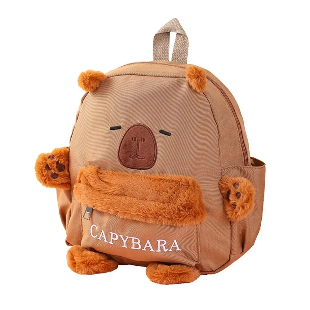 Cartoon Plush Capybara Backpack Lightweight Multi-functional Schoolbag Large Capacity Rucksack Travel
Cartoon Plush Capybara Backpack Lightweight Multi-functional Schoolbag Large Capacity Rucksack Travel