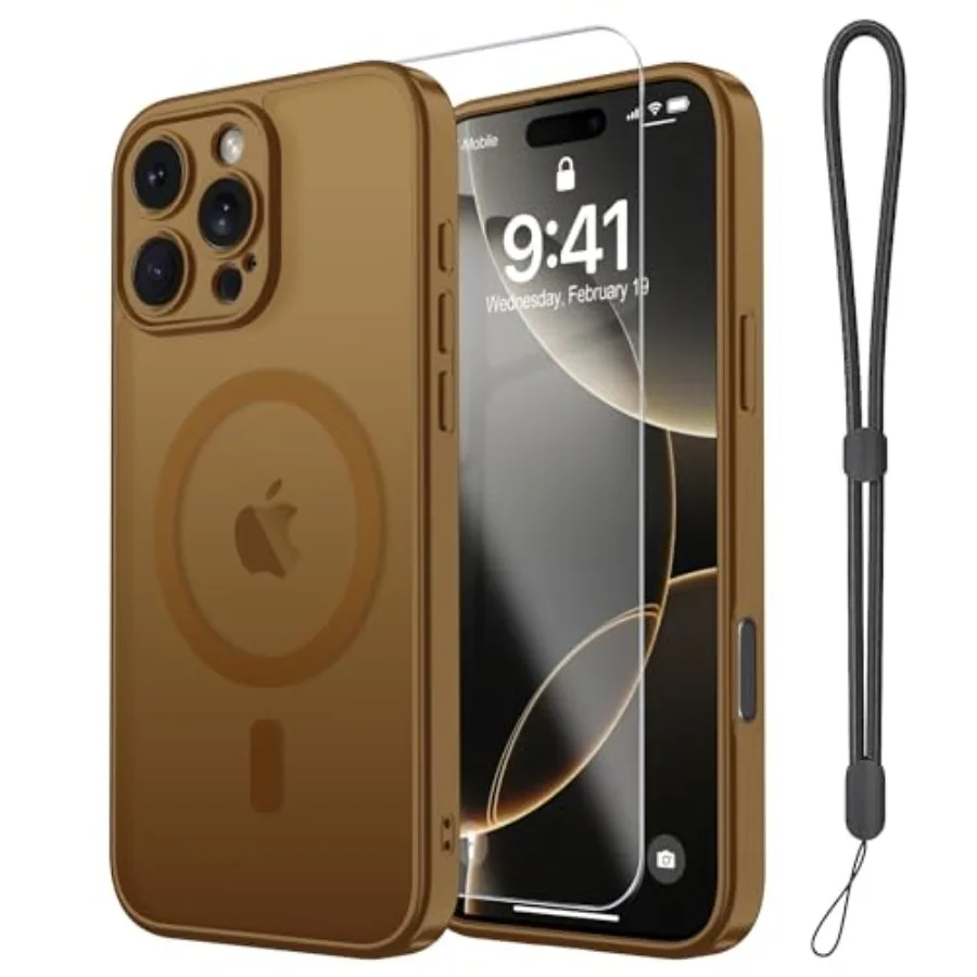 Magnetic for Case, with Screen Protector+Wrist Strap, Compatible with MagSafe, Camera Protection, Military Grade Drop Protectio
Magnetic for Case, with Screen Protector+Wrist Strap, Compatible with MagSafe, Camera Protection, Military Grade Drop Protectio