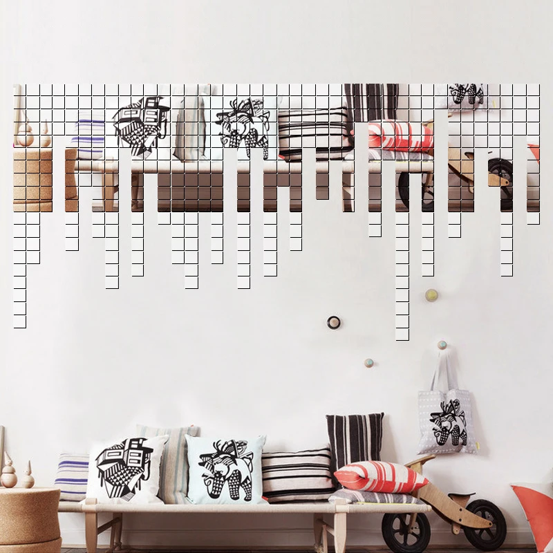 Mirror Square Acrylic Wall Stickers for Living Room, Creative DIY Mosaic Wall Decoration, Office Shop Paster, Home Decor, 200Pcs
Mirror Square Acrylic Wall Stickers for Living Room, Creative DIY Mosaic Wall Decoration, Office Shop Paster, Home Decor, 200Pcs