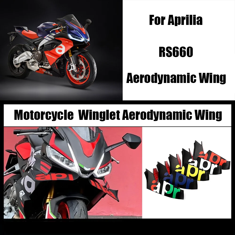 Motorcycle 5 colors Winglet Aerodynamic Wing Kit Spoiler Accessories For Aprilia RS660 RS 660 rs660
Motorcycle 5 colors Winglet Aerodynamic Wing Kit Spoiler Accessories For Aprilia RS660 RS 660 rs660