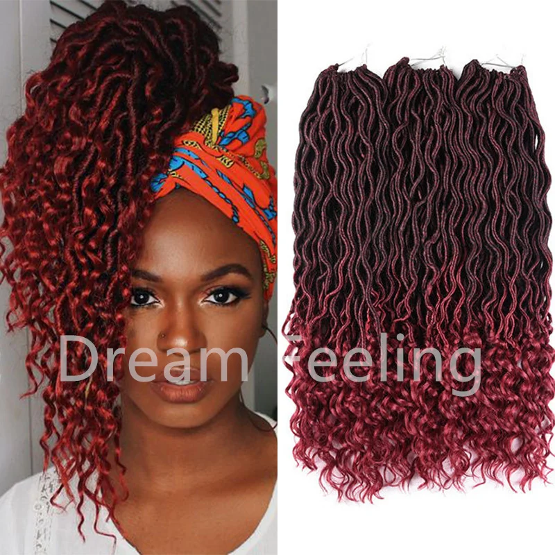 18 Inches Black Blone Goddess Faux Locs Crochet Hair Extensions Synthetic Dreadlocks Braids Locs Hair For Woman
18 Inches Black Blone Goddess Faux Locs Crochet Hair Extensions Synthetic Dreadlocks Braids Locs Hair For Woman