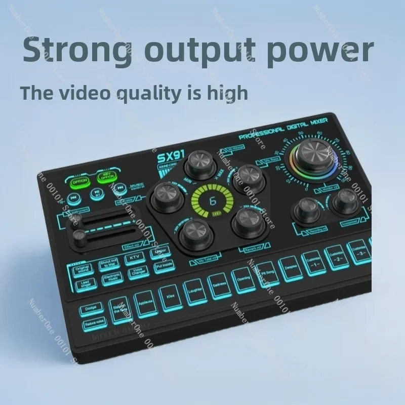 All-in-One Live Streaming Kit: 48V Mic & Mobile Audio Interface | Cross-Border Supply, Works with SX91 & ZX320 English Versions
All-in-One Live Streaming Kit: 48V Mic & Mobile Audio Interface | Cross-Border Supply, Works with SX91 & ZX320 English Versions