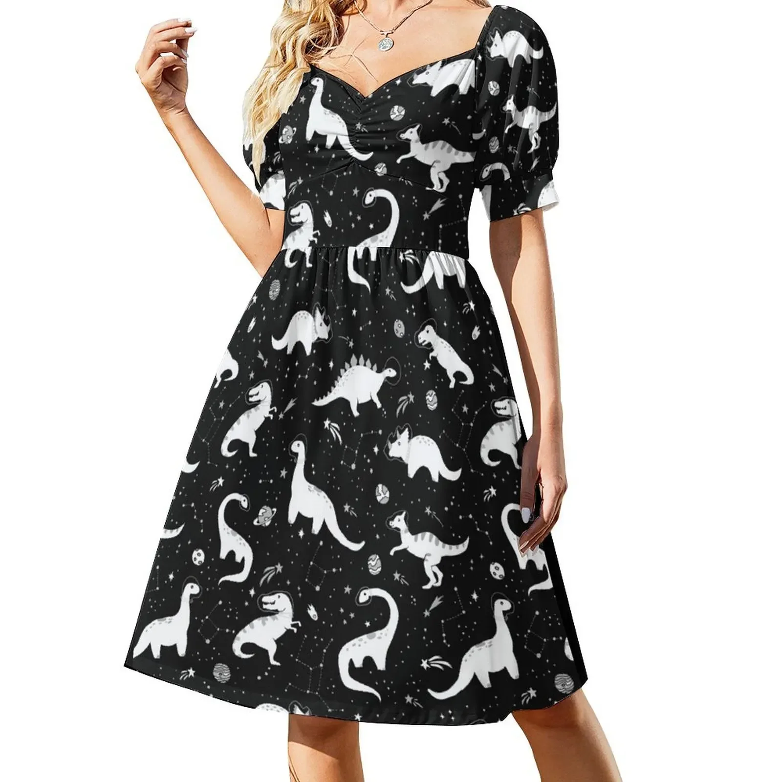 Space Dinosaurs Short-Sleeved Dress evening dress woman elegant dresses plus sizes dresses with long sleeves Dress
Space Dinosaurs Short-Sleeved Dress evening dress woman elegant dresses plus sizes dresses with long sleeves Dress