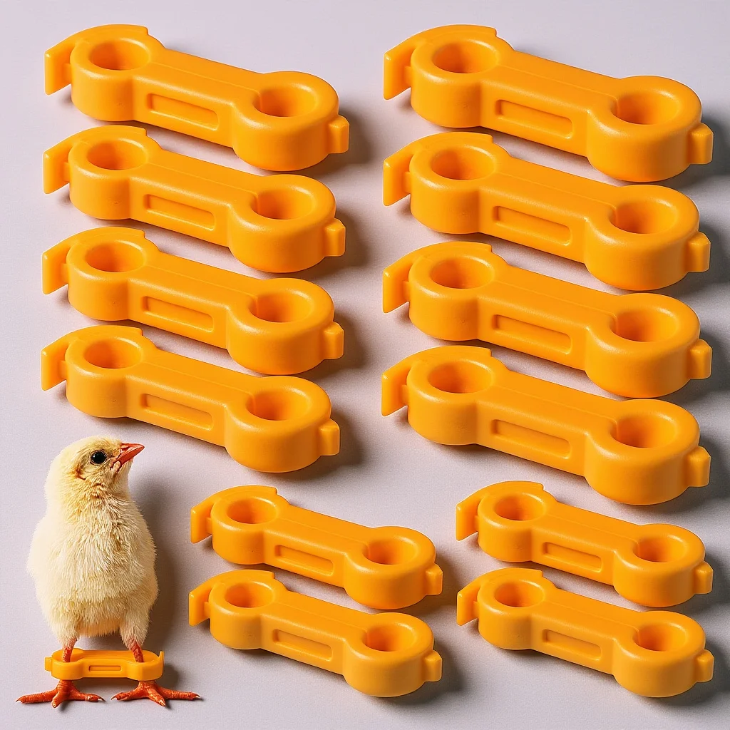 Splay Leg Support for Baby Chicks 12pcs Chicken Leg Stabilizer Corrective Hobble Band Pet Bird Foot Position Aid
Splay Leg Support for Baby Chicks 12pcs Chicken Leg Stabilizer Corrective Hobble Band Pet Bird Foot Position Aid