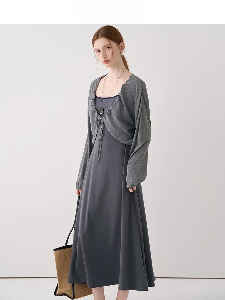 ay Dr Set JiuJiu Premium Sensation Summer New Sle Strap Long Dr Outer Cardigan Two-Piece Set Women's Faion Ensemble
ay Dr Set JiuJiu Premium Sensation Summer New Sle Strap Long Dr Outer Cardigan Two-Piece Set Women's Faion Ensemble