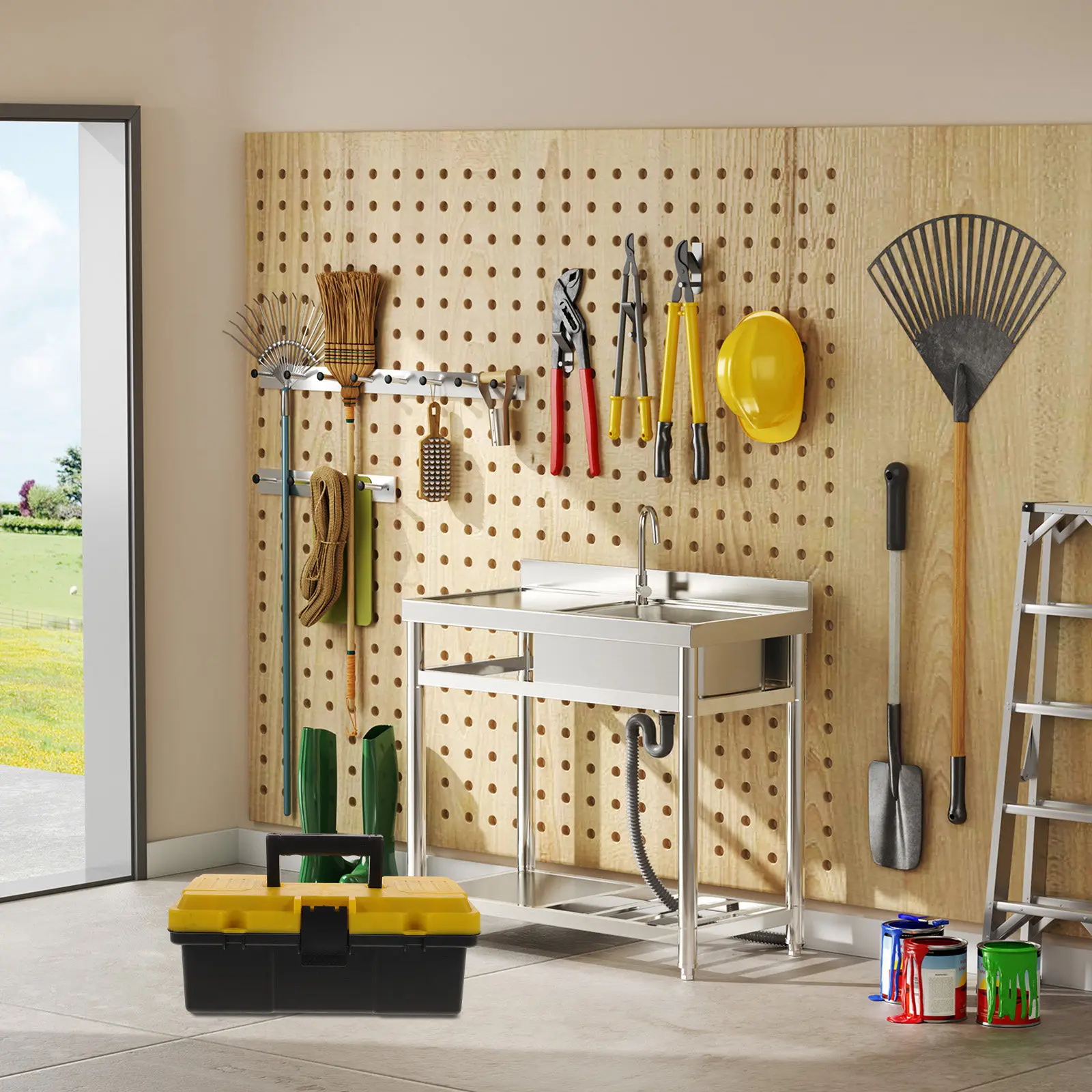 1 шт. Прочный ящик для хранения инструментов, компактный дизайн, надежная застежка, портативный органайзер для инструментов для дома и авторемонта
1 шт. Прочный ящик для хранения инструментов, компактный дизайн, надежная застежка, портативный органайзер для инструментов для дома и авторемонта