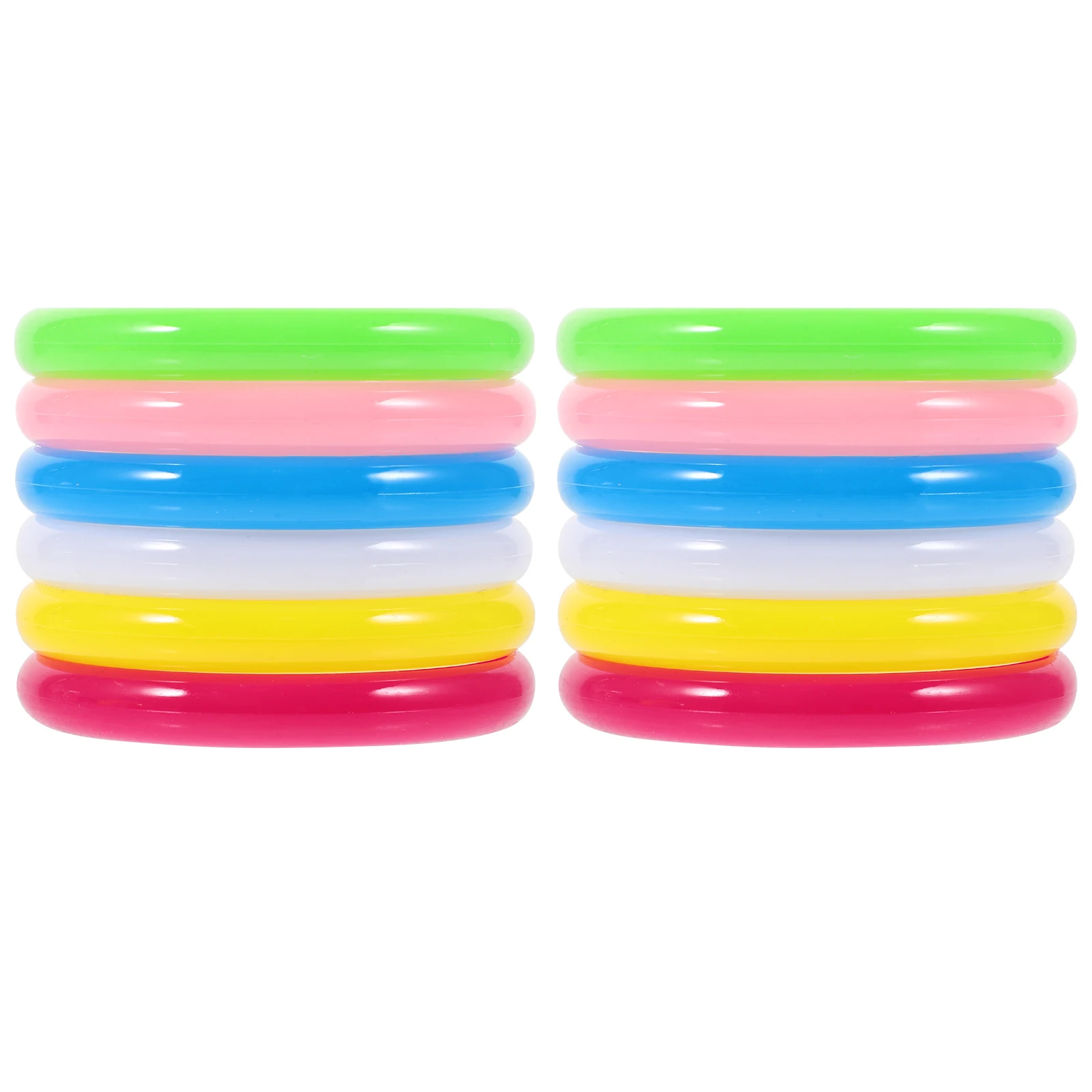 12 Pcs Candy-Colored Bracelets Plastic Bangles for Kids Women Bands Pieces Set Refined Craft Super Practical Jewelry
12 Pcs Candy-Colored Bracelets Plastic Bangles for Kids Women Bands Pieces Set Refined Craft Super Practical Jewelry