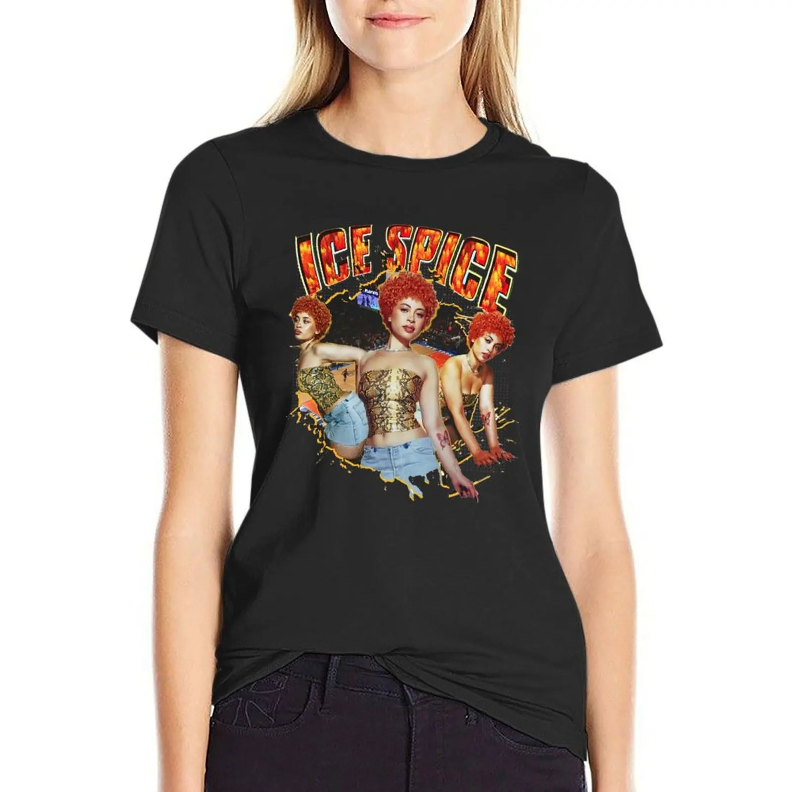Ice Spice Bootleg T-Shirt summer clothes quick-drying Short sleeve tee Women t shirt
Ice Spice Bootleg T-Shirt summer clothes quick-drying Short sleeve tee Women t shirt