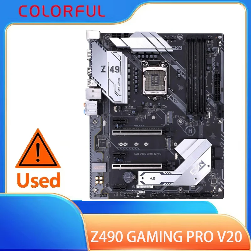 Colorful CVN Z490 GAMING PRO V20 Motherboard Intel Z490 LGA 1200 128GB DDR4 ATX
Colorful CVN Z490 GAMING PRO V20 Motherboard Intel Z490 LGA 1200 128GB DDR4 ATX