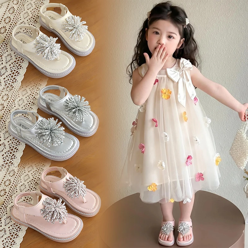 Girls Summer Rhinestone Sandals Luxury Clip-toe Children Flat Sandals Causal Lightweight Kids Open-toe Beach Sandals Non-slip
Girls Summer Rhinestone Sandals Luxury Clip-toe Children Flat Sandals Causal Lightweight Kids Open-toe Beach Sandals Non-slip