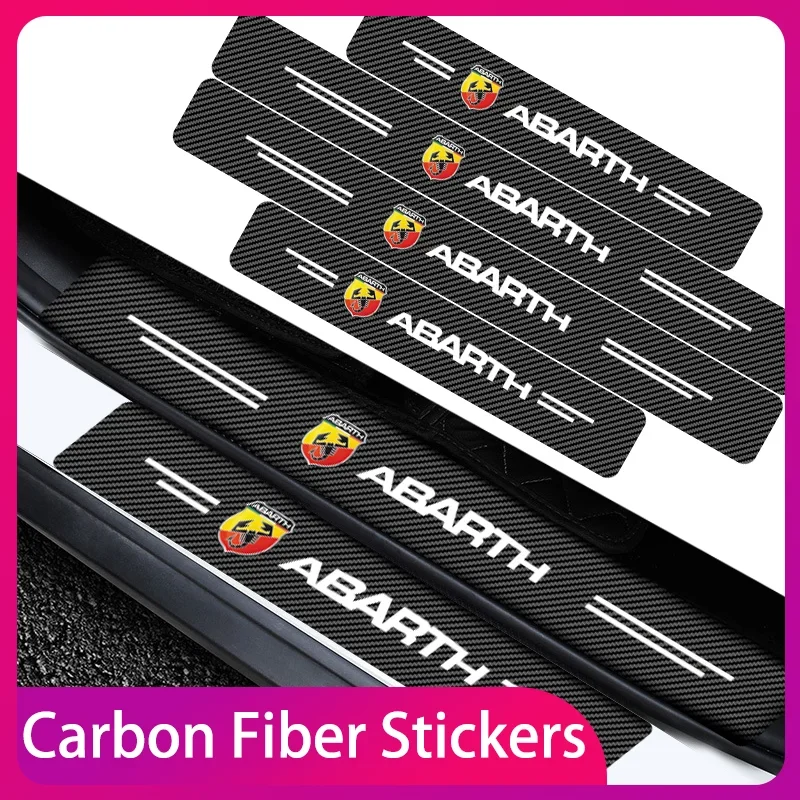 4pcs Carbon Fiber Car Door Sill Sticker Auto Door Threshold Scratch Waterproof For Abbas Abarth Punto 125/500 Stilo Ducato Car
4pcs Carbon Fiber Car Door Sill Sticker Auto Door Threshold Scratch Waterproof For Abbas Abarth Punto 125/500 Stilo Ducato Car