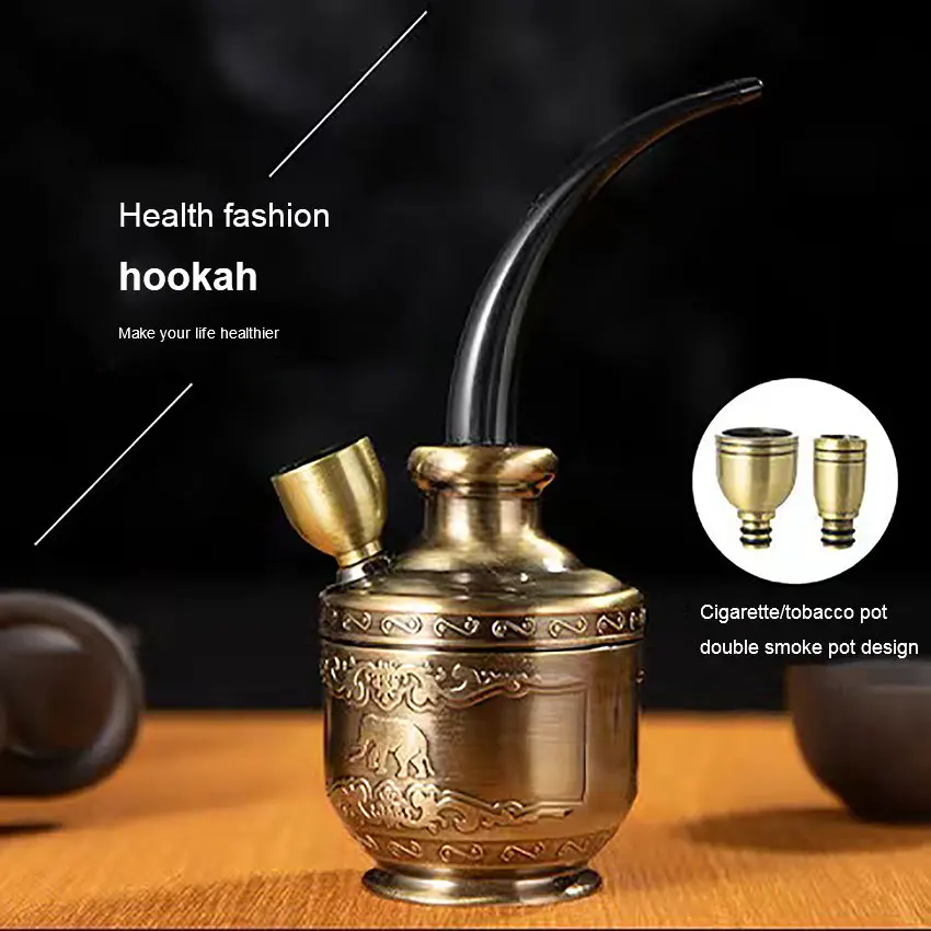 Mini-filtered Hookah Pipe Portable Hookah Tobacco Cigarette Dual-purpose Men's Smoking Accessories
Mini-filtered Hookah Pipe Portable Hookah Tobacco Cigarette Dual-purpose Men's Smoking Accessories