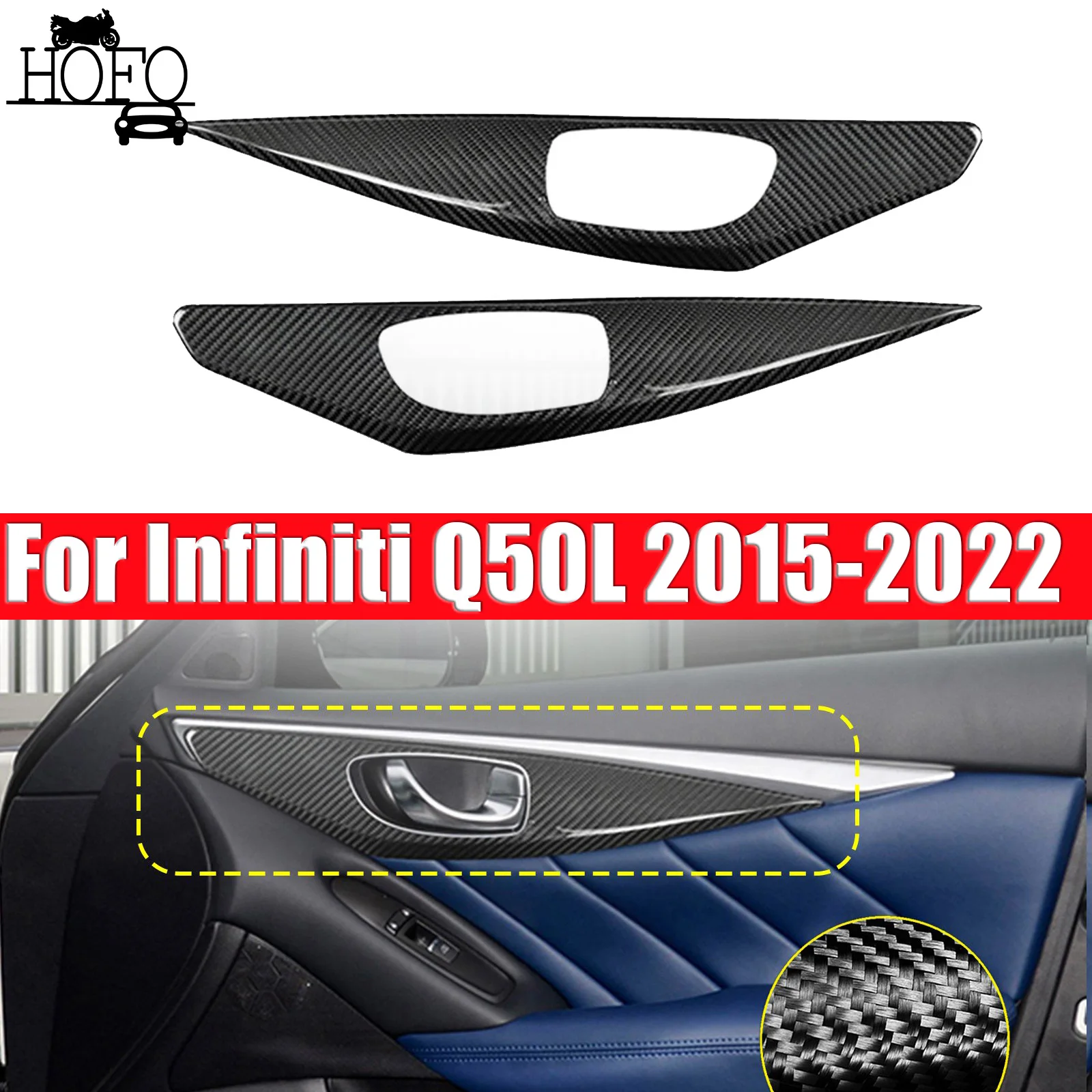 2 Pc/Set Door Handle Panel Cover Frame Rear Left Right For Infiniti Q50L 2015-2022
2 Pc/Set Door Handle Panel Cover Frame Rear Left Right For Infiniti Q50L 2015-2022