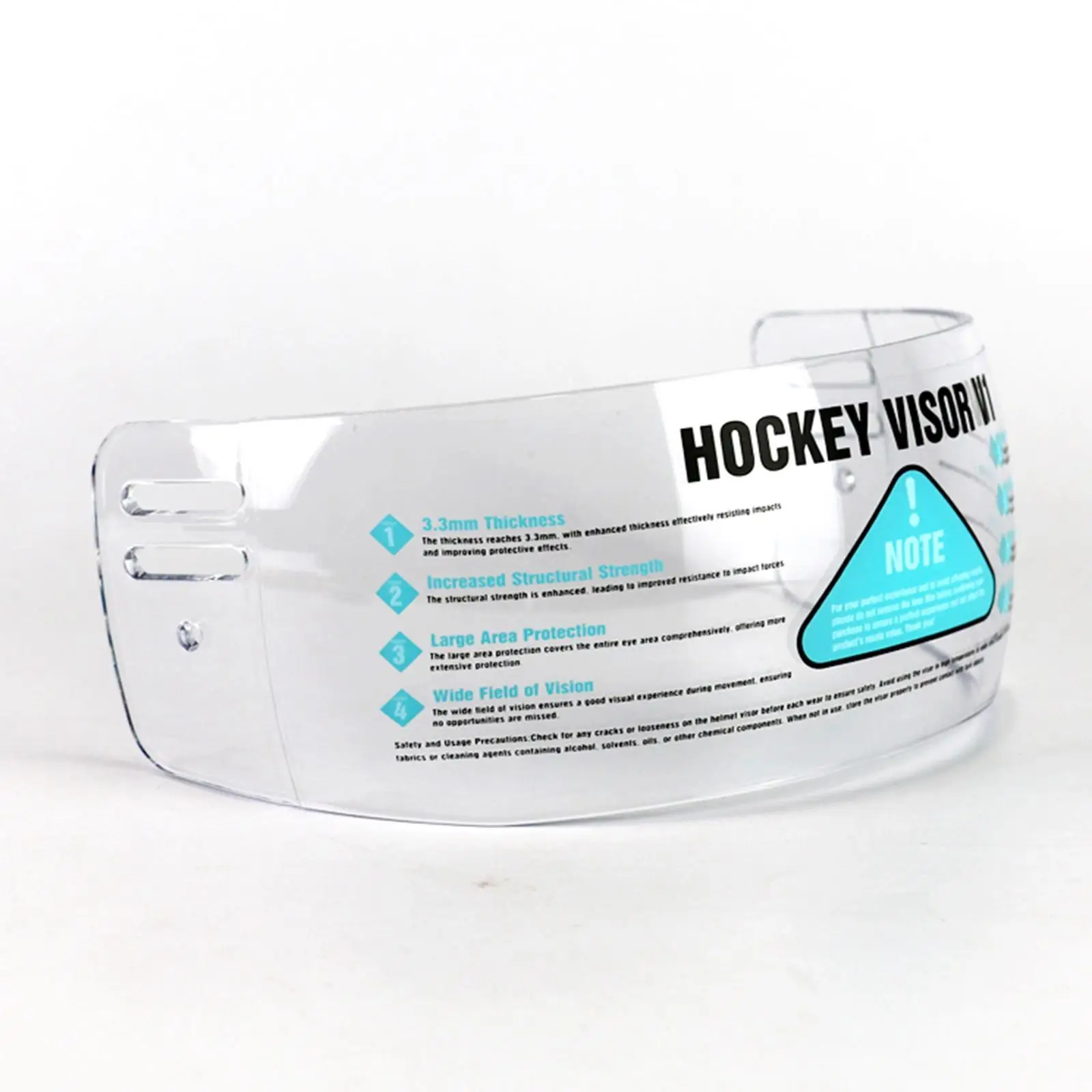 Hockey Helmet Visor Universal Transparent Protector Helmet Shield for Safety Work Accessories
Hockey Helmet Visor Universal Transparent Protector Helmet Shield for Safety Work Accessories