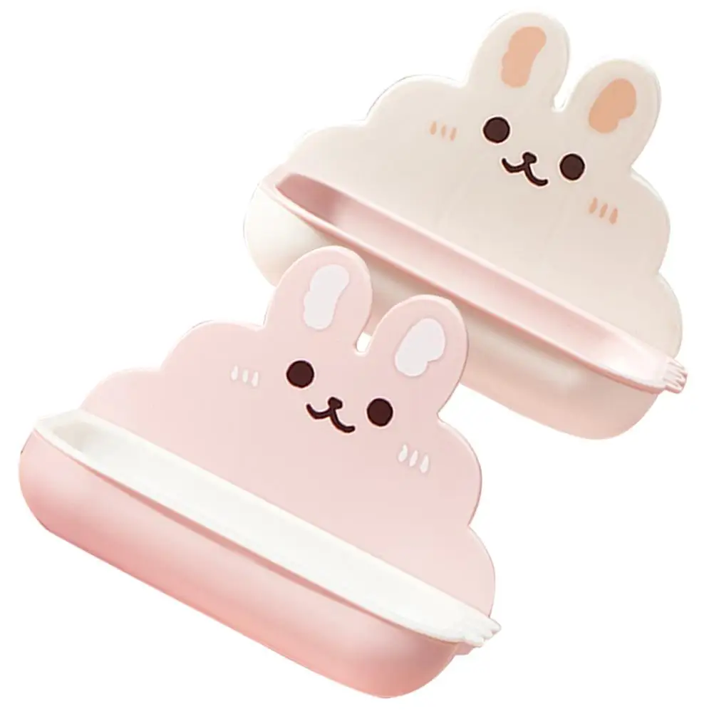 2 Pcs Cartoon Rabbit Soap Dish Draining Holder Pink White Wall Mount Bathroom Kitchen Non slip Smooth Edge Storage Tray
2 Pcs Cartoon Rabbit Soap Dish Draining Holder Pink White Wall Mount Bathroom Kitchen Non slip Smooth Edge Storage Tray