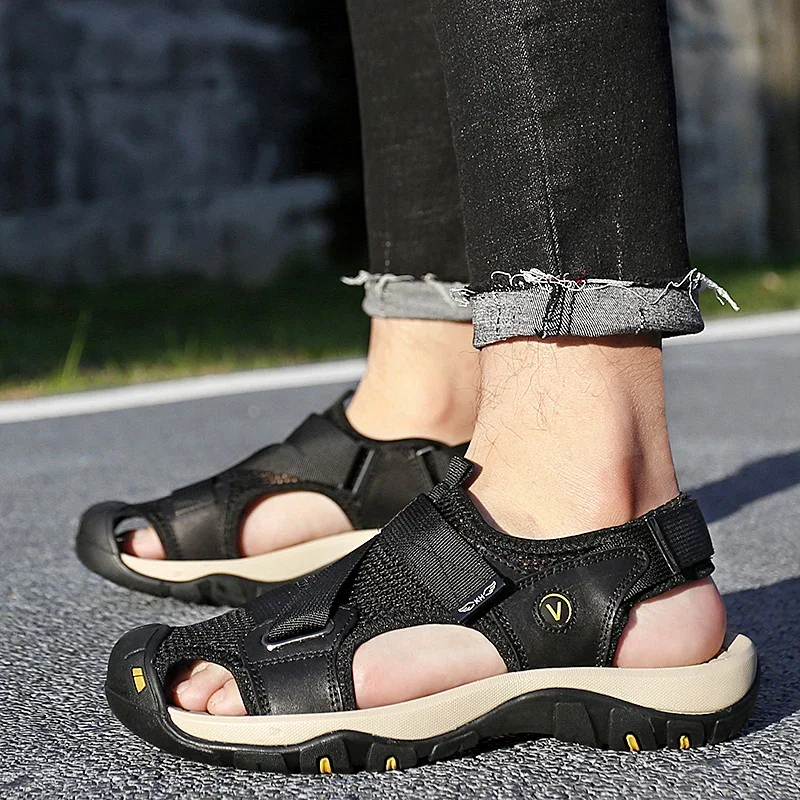 Mens Casual Sandals Summer Breathable Lightweight Quick Drying Anti-slip Shoes Walking Hiking Outdoor Beach Shoes
Mens Casual Sandals Summer Breathable Lightweight Quick Drying Anti-slip Shoes Walking Hiking Outdoor Beach Shoes