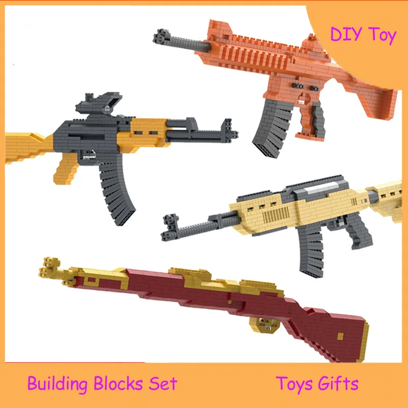 Military Weapon Building Block Toy 98K Model Assembly Blocks Creative Construction Playset High-Quality Building Block Toys
Military Weapon Building Block Toy 98K Model Assembly Blocks Creative Construction Playset High-Quality Building Block Toys