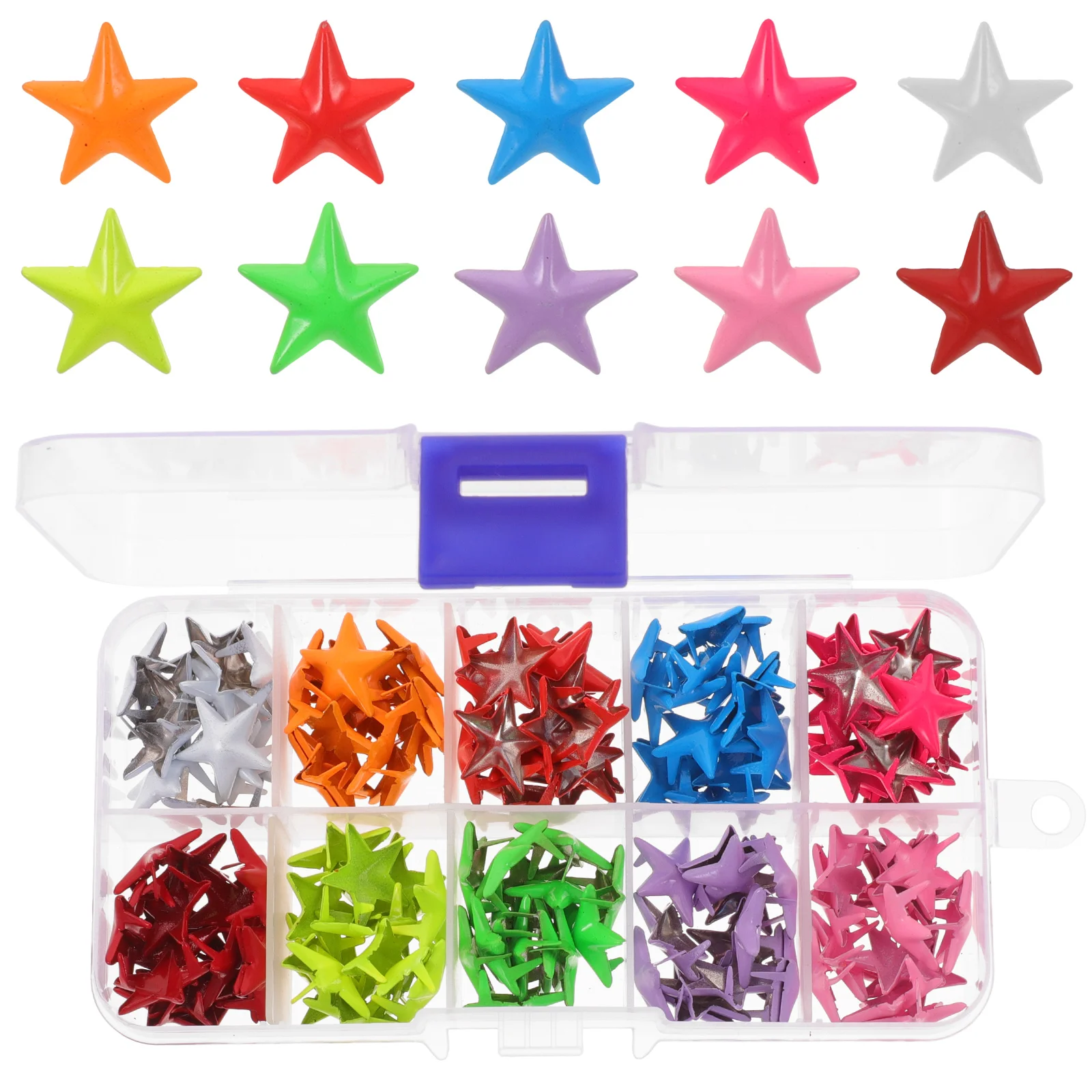 150 Pcs Five-pointed Claw Nails Large Star Studs Decor Hats Dressmaking Metal Craft Supplies Punk Rivets Clothing Accessories
150 Pcs Five-pointed Claw Nails Large Star Studs Decor Hats Dressmaking Metal Craft Supplies Punk Rivets Clothing Accessories