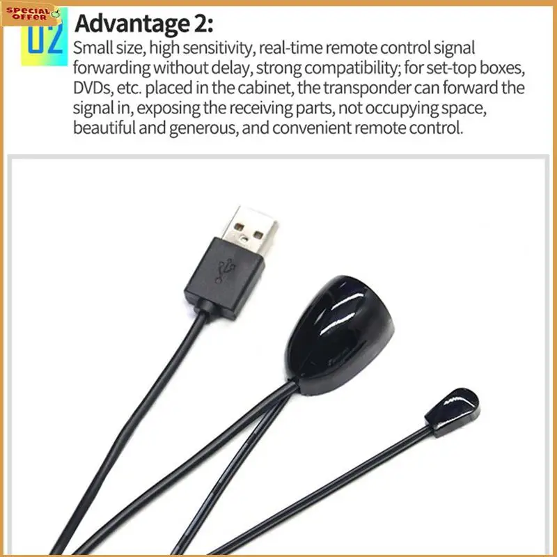 A69Z 20X ИК-удлинитель Инфракрасный ИК-приемник дистанционного управления USB ИК-приемник Адаптер Передатчик
A69Z 20X ИК-удлинитель Инфракрасный ИК-приемник дистанционного управления USB ИК-приемник Адаптер Передатчик