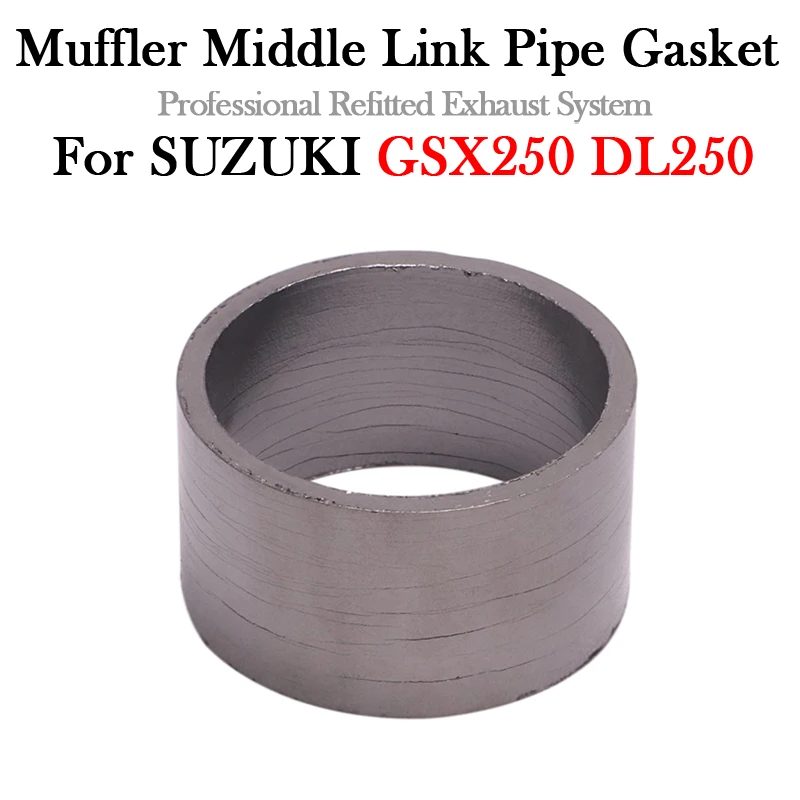 For SUZUKI GSX250 GSX250R DL250 DL GSX 250 250R Motorcycle Escape Muffler Bike Mid Tube Exhaust Middle Link Pipe O-Ring Gasket
For SUZUKI GSX250 GSX250R DL250 DL GSX 250 250R Motorcycle Escape Muffler Bike Mid Tube Exhaust Middle Link Pipe O-Ring Gasket