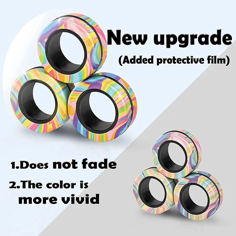 Brand new Magnetic Rings Fidget Toy Set Adult Fidget Magnets Spinner Rings Fidget Pack Great Gift for Adults Teens Kids (3PCS)
Brand new Magnetic Rings Fidget Toy Set Adult Fidget Magnets Spinner Rings Fidget Pack Great Gift for Adults Teens Kids (3PCS)