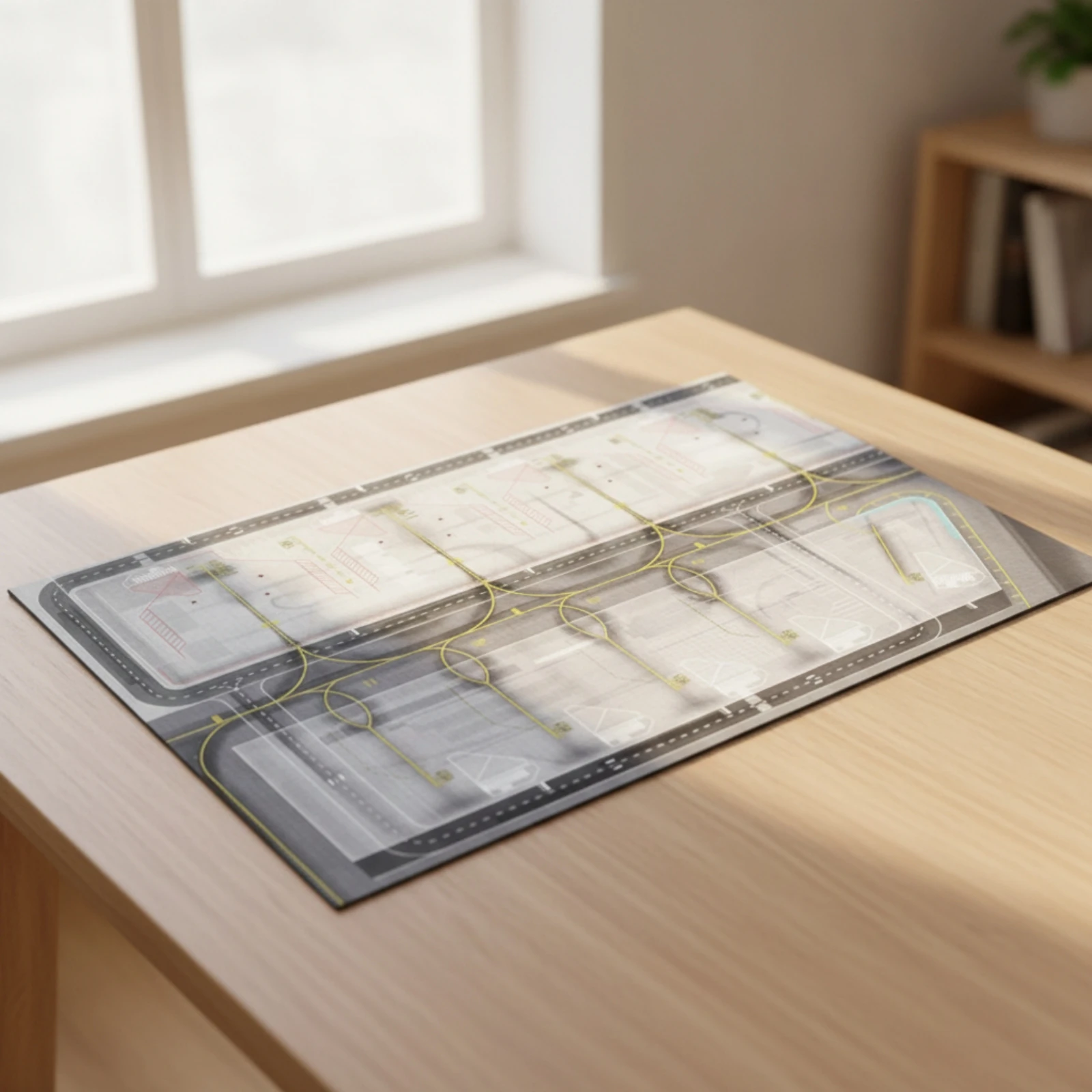 Model Airplane Display Base High-Quality Airport Diorama Airport Diagram Sheet Realistic Detailed for Aviation Collectors
Model Airplane Display Base High-Quality Airport Diorama Airport Diagram Sheet Realistic Detailed for Aviation Collectors