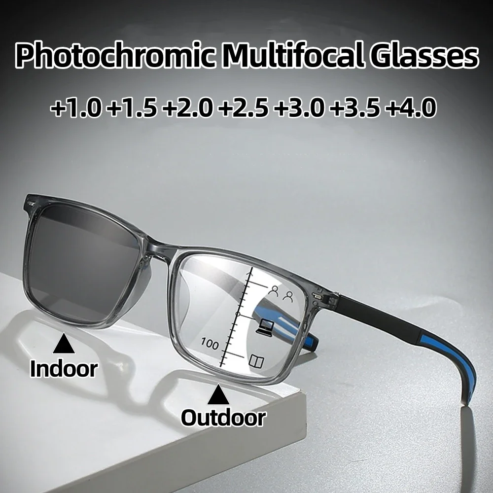 Sports Progressive Reading Glasses Anti Blue Light Multifocal Photochromic Women Retro Presbyopia Eyeglasses Outdoor Sunglasses
Sports Progressive Reading Glasses Anti Blue Light Multifocal Photochromic Women Retro Presbyopia Eyeglasses Outdoor Sunglasses