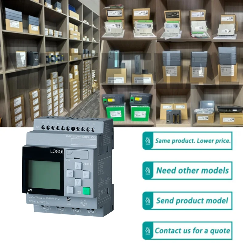 New 6ED1052-1MD08-0BA0 Replace 6ED1052-1MD08-0BA2 6ED1052-1MD00-0BA8 PLC 8 DI 4AI /4 DO
New 6ED1052-1MD08-0BA0 Replace 6ED1052-1MD08-0BA2 6ED1052-1MD00-0BA8 PLC 8 DI 4AI /4 DO