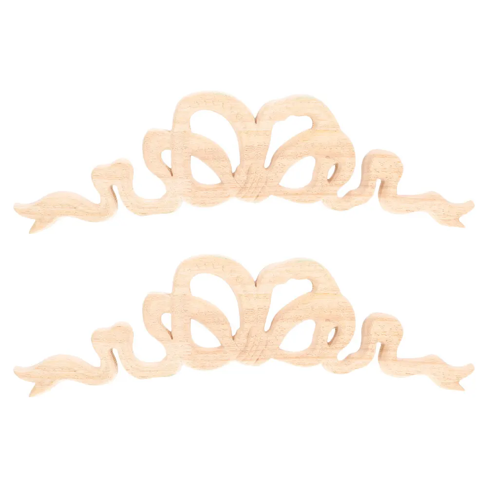 2 Pcs Solid Wood Carving Appliques Elegant Design for Furniture Doors Cabinets DIY Sturdy Durable Wooden Onlay Decor Hardware
2 Pcs Solid Wood Carving Appliques Elegant Design for Furniture Doors Cabinets DIY Sturdy Durable Wooden Onlay Decor Hardware